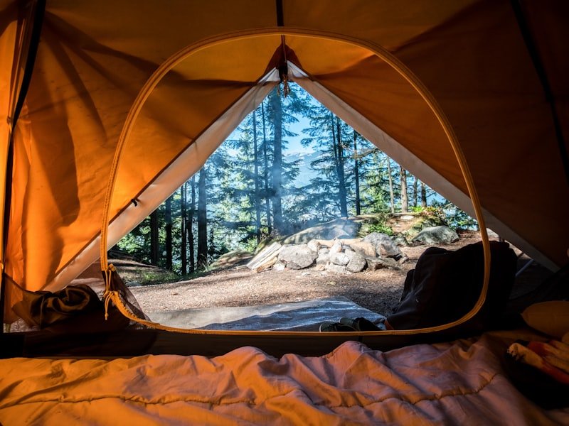 A remote mountain lodge below high Himalayan peaks